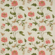 Oriental Poppy Linen (F4111-01)